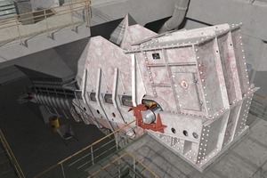  5 Illustration of the conversion of a heavy arched plate conveyor for crusher feeding in a cement plant (original equipment supplier no longer present on the market) 