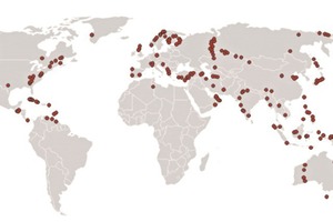  2 Global peridotite and serpentine ore locations [10] 