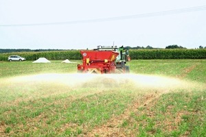  1 Lime fertiliser applied on crop stubbles 