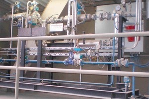  2	Promass I mass flow meter installed upstream of the burner  