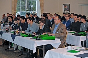  Das Auditorium im ­Hotel „Feldschlösschen“ in Geseke 