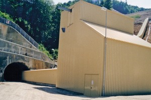  8 Transfer station and upper tunnel entrance 