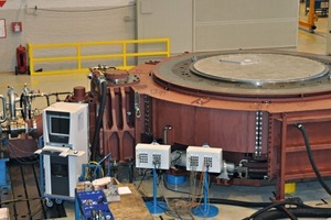 7 Test run of the 6600 kW mill support with a drive module