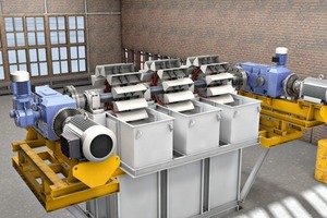 6 The new Aumund triple chain bucket elevator can handle conveying capacities of up to 4000 t/h