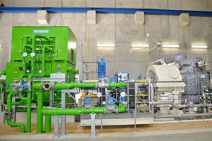 2 The heart of the plant – here the so far unused waste heat is converted into electricity by means of a turbine and a generator