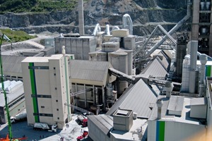 1 Customised cement mixtures as well as standard products are waiting for transport