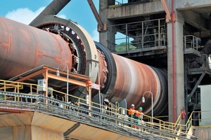 Kiln line at the Argos cement plant in Brazil