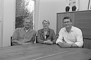 Franz-Josef Hemmer, Gabriele Teutrine and/und Ulrik Kolding Hartvig (from the left/v.l.)