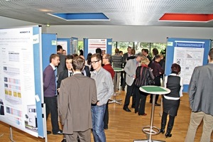 3 Lively discussion of the poster display