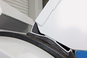 3 Material cannot get caught anymore during the scooping and filling process