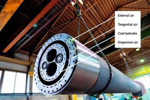 1 Tip of the ­FLEXIFLAME burner