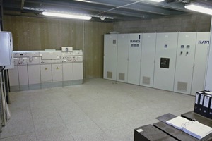 2 Switching room with MS gas-isolated switchgear