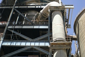 2 Tertiary air joining the calciner