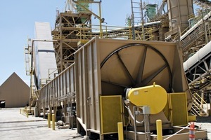 5 Tyre feeding and dosing unit at the Balcones plant
