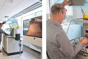 4 The X-ray labo­ratory at the central laboratory in Enniger­loh