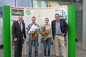 L.t.r./v.l.n.r.: Dipl.-Ing. Heiko Theuerkauf, Dipl.-Ing. Alexander Tasch, B.Sc. Luise Göbel, Prof. Dr.-Ing. Horst-Michael Ludwig