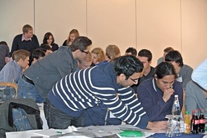 Group work on the cement production process