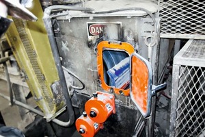 2 The PV Cleaner features Martin Engineering’s patented Constant Angle Radial Pressure (CARP) design for consistent performance throughout all stages of blade life