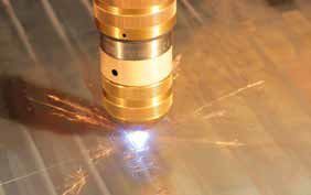 3 The same torch that is used for cutting first marks the sheets with the drawing number and the bolt positions