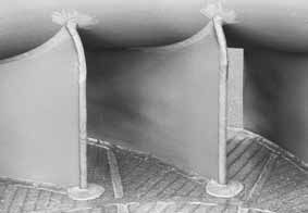 3 Special wear protection on the blade leading edge and the surrounding area of the impeller