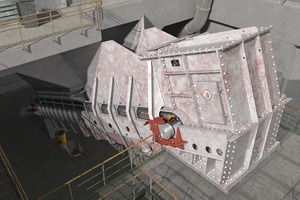 5 Illustration of the conversion of a heavy arched plate conveyor for crusher feeding in a cement plant (original equipment supplier no longer present on the market)