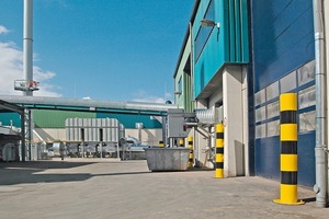 Entrance of the SRF-production facility of REMONDIS, Erftstadt/Germany
