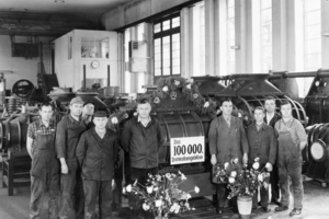 8 The workforce proudly presents the 100 000th positive displacement blower