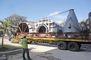 2 Arrival of equipment and materials at the site