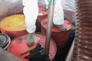 4 Samples were taken from each of the batches and analysed