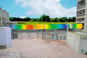 1 Thermal scan of a rotary cement kiln