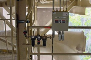 4 A crew from Martin Services installed the entire system, including ­cannons, air lines and controls on each unit