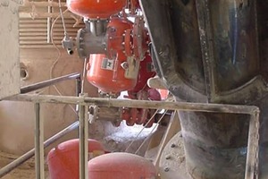 2 The air cannons were installed during a scheduled maintenance outage, starting below the riser orifice