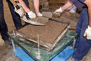Preparation of the sample blocks