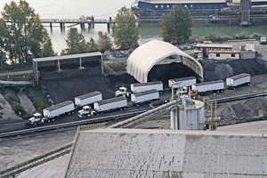 3 Alternative fuels, shale and some more silica sources is delivered by truck