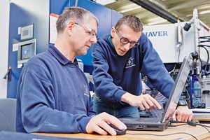 3 Before on-site ­support becomes ­necessary, the Haver specialists are able to ideally prepare their service visits via the Internet using the Remote-­Service to customers