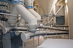 Lahti fluidization hose transport to packing and bulk loading