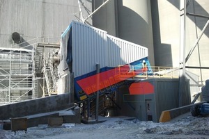 4 Aumund Storage Surface Feeder (SSF) in operation at Lehigh-Edmonton