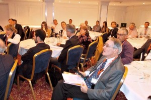 1 A concentrated audience followed the lectures