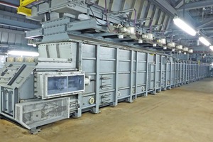 A pan conveyor after conversion