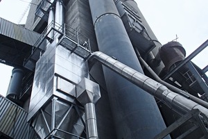 6 Cooling duct and bag filter for sorbent separation