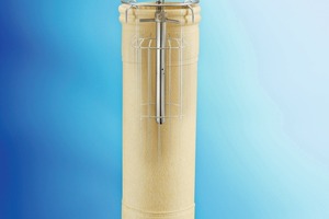 1 Measuring probes inserted into filter bags