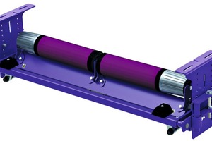 2 The PT Pro Belt Trainer belt centring system detects belt misalignment and, when the belt wanders, always guides it back into the correct position. This is achieved by means of the pivot and tilt movement