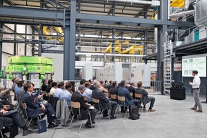 2 Renk presented the new COPE Drive for Loesche mills to an ­international audience of cement industry experts gathered in Augsburg