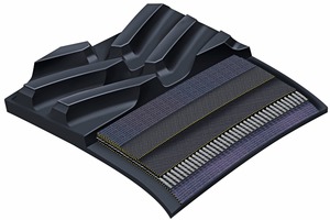 Thanks to new Armorlug technology, the rubber tracks now perform even better and are even longer-lasting: several fabric layers embedded in the drive lugs strengthen the material