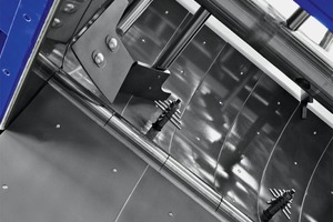 5 The DMX can be equipped with agitators as an option­, in order to break up undesired ­agglomerations