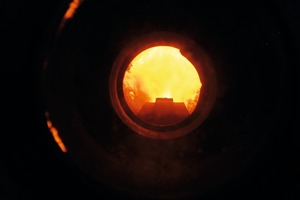 View into the furnace