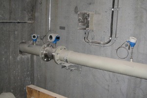 2 Pressure, volume flow and temperature ­measuring for pneumatic conveyance