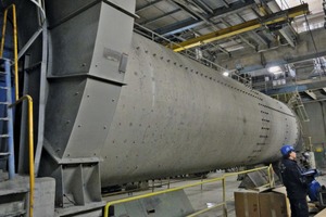 The Krupp two-chamber tube mill has been in service for more than 50 years