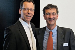 BVK President Dr. Thomas Stumpf and the outgoing deputy president, Moritz Iseke (right)