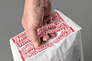 Handles provide a comfortable grip for easy carrying